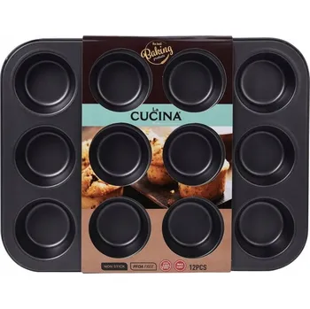 Obraz Forma MUFFINY 12ks, d6,5cm, 35x26,5x3cm, nepřilnavý plech