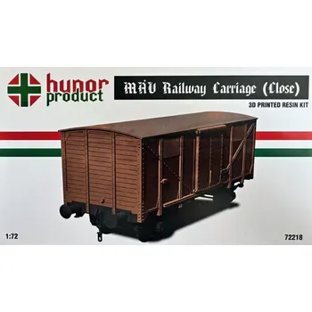 Plastikový model 1/72 MAV Railway Carriage Closed (3D Printed)