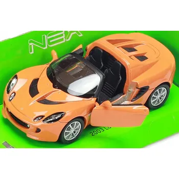 autíčko WELLY 2003 LOTUS ELISE 111s ORANŽOVÝ 1:34 NOVÝ KOVOVÝ MODEL