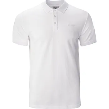 Pánské tričko Hi-Tec Romso pánská polokošile s krátkým rukávem Barva: white, Velikost: M