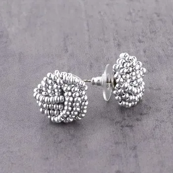 Náušnice Náušnice rokajl puzeta stříbrné | P695752