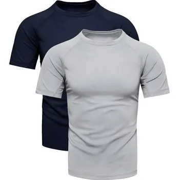 Pánské tričko Recea Pánská sada triček Gjoni šedo-navy S