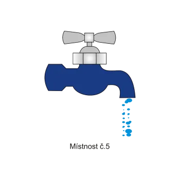 Informační tabulka Samolepky OZNAČENÍ TŘÍD - Místnost č.5 8503-90