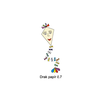 Informační tabulka Samolepky OZNAČENÍ TŘÍD - Dráčci č.7 8504-128