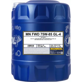 Motorový olej MANNOL FWD GEAR OIL 75W-85 20L