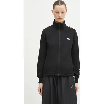 Dámská mikina Mikina Y-3 3-Stripes Track Top, S, černá, 99X