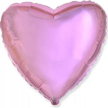 Balónek Fóliový balónek Srdce Světle růžové 46 cm