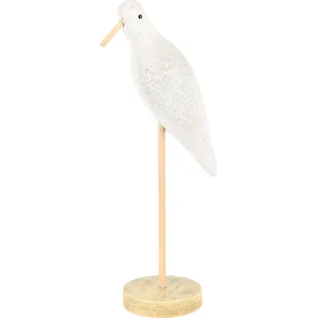 H&L Dekorační ptáček Arlo 28 cm, bílý