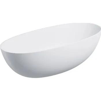 Vana Omnires SHELL M+ volně stojící vana, 175 x 78 cm, matná bílá SHELL175WWBM