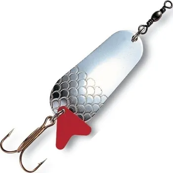 Umělá nástraha Třpytka Plandavka Effzett Standard Silver Coated 60gr - 100mm