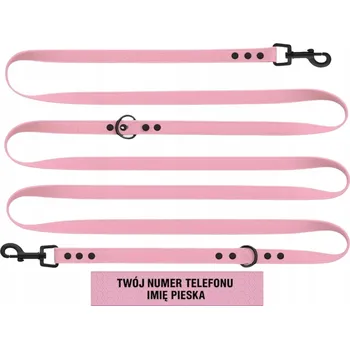 Vodítko pro psa VODÍTKO LANKO NASTAVITELNÉ PŘEPÍNACÍ VODĚODOLNÉ MĚKKÉ BIOTHANE PVC 10M 16MM