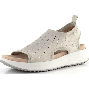 Dámské sandále Caprice úpletové sandály Lt Grey Knit 9-28706-42 - 40 | P694697