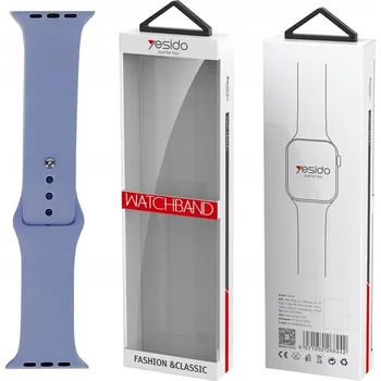Řemínek na hodinky Yesido WB44 Silikonový Řemínek pro iWatch L 38/40/41 (97+132) #49 MODRÝ