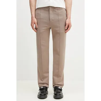 Bavlněné tepláky Filling Pieces Core Link hnědá barva, 761600014070, XS, 84X