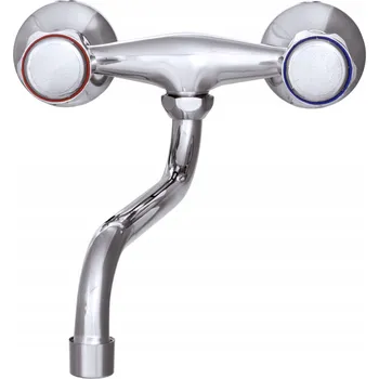 Vodovodní baterie Kuchyňská nástěnná baterie Granitan Classic stříbrná