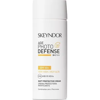Pleťový krém Skeyndor Age Photo Defense Matt Protective Cream SPF 50 + - Matný ochranný krém 75 ml