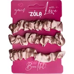 Zola gumičky do vlasů béžové 3 ks