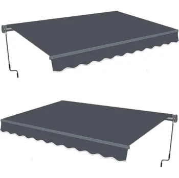 Markýza Balkónová markýza, terasová markýza 500 x 300 cm šedá