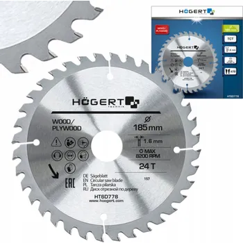 Pilový kotouč HOEGERT Pilový kotouč 185x24Tx30 HT6D778