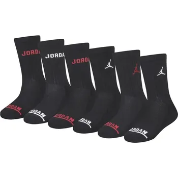Pánské ponožky Air Jordan Legend Crew Socks Black Jnr 1-4