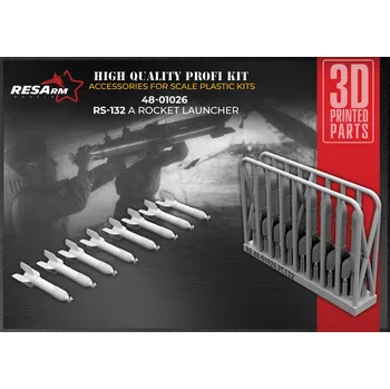 Plastikový model 1/48 RS-132 Missile (8 pcs.)