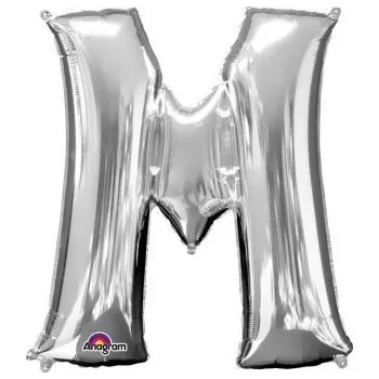 Balónek Balónek, fóliový Písmeno Mini "M" 27x33 cm