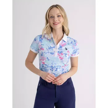 Dámské tričko U.S.Polo Assn. dámské polo tričko WATER modré XS