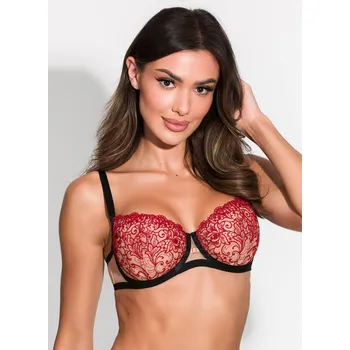 Podprsenka BIUSTONOSZ ALLURE BALCONETTE 19190 RED červená 65G
