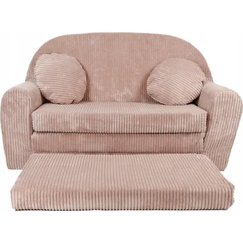 Pohovka Pohovka Fortisline Rosalia 100 x 170 cm manšestr růžová