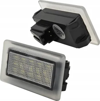 Osvětlení SPZ LED osvětlení SPZ (registrační značky) pro Tesla model S, 3, X, 400lm, 2ks