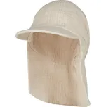 Dětský UV klobouk s plachetkou z bio mušelínu UV 50+ barva beige 935 STERNTALER Velikost: 55cm