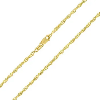 Řetízek Zlatý řetízek Singapur ze žlutého zlata - 2,4 mm varianta 42 cm FNN1138NGY-42 cm