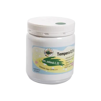 Vodová barva Tempera 0,5 kg - /31-zelená bte31