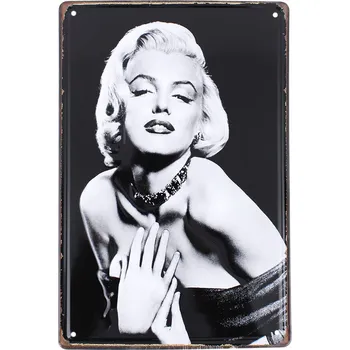 Plechová cedule Retro tabule Marilyn Monroe (rozměr 20 x 30 cm)