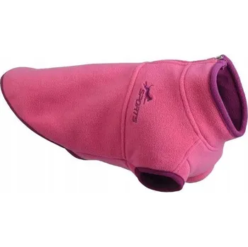 Obleček pro psa Mikina vesta obleček pro psa fleecový svetřík teplý růžový velikost S