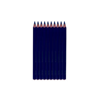 Kresba Pastelky trojhranné KzL Lak modrá tm. 10 ks 71654-19