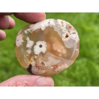 Sběratelství Hladký kámen achát růžový 74g