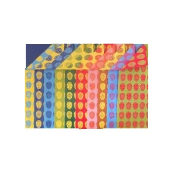 Barevný papír Vzorovaný karton - 45 Vajíčko zdobené A3 10ks 9245-99