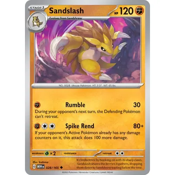 Karetní hra Sandslash MEW 028/165