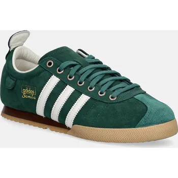 Pánské tenisky Nubukové tenisky adidas Originals Samba, 44, zelená, 77X