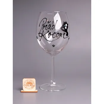 Sklenice MAXI VÍNOVKA - Pořád kocour