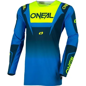 cyklistický dres Dres - O´NEAL Prodigy FIVE FOUR 2025 - modrá/žlutá XXL
