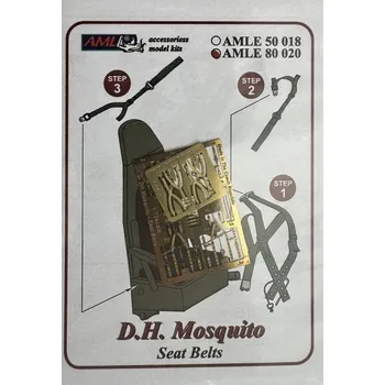 Modelářství 1/72 D.H. Mosquito – Seat Belts (PE set)