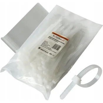 Organizace kabelů STAHOVACÍ PÁSKY opakovaně použitelné 7,2 x 150 mm, bílé