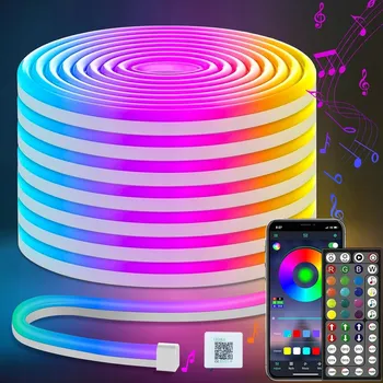 LED osvětlení LED RGB pásek 5m LED diody 5050 Lišta 24V BAREVNÝ S DÁLKOVÝM OVLADAČEM + APLIKACE