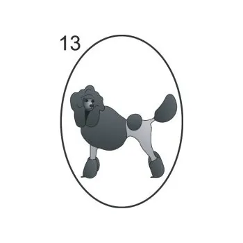 Informační tabulka Samolepky OZNAČENÍ TŘÍD - Pejsci č.13 8501-99