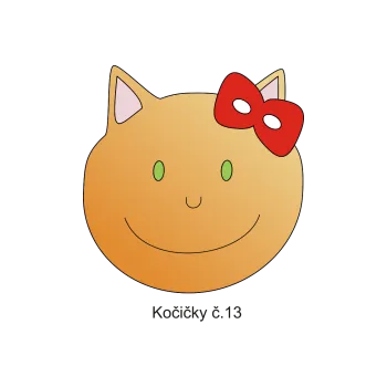 Informační tabulka Samolepky OZNAČENÍ TŘÍD - Koťátka č.13 8504-77