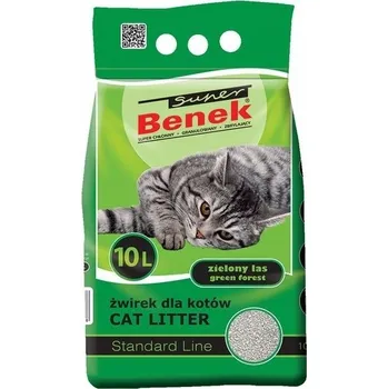 Podestýlka pro kočku Super Benek bentonitové stelivo podestýlka 10 l