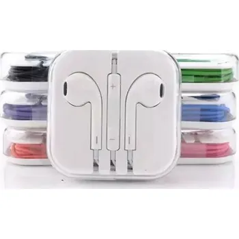 Sluchátka SLUCHÁTKA DO UŠÍ S MIKROFONEM, NÁHLAVNÍ SOUPRAVA, OVLÁDÁNÍ HLASITOSTI, DÁLKOVÉ OVLÁDÁNÍ