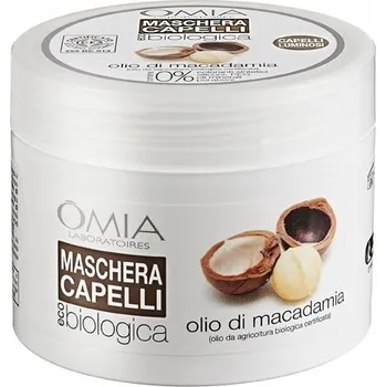 Vlasová regenerace Omia Laboratoires Makadamiový olej 250 ml maska na vlasy